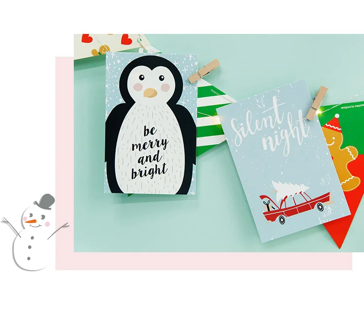 30 шт./компл. открытка merry Christmas/поздравительная открытка/открытка для сообщений/подарок на Рождество и год