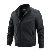 Spring Autumn Jacket Men Casual Windbreaker Coat Men Military Jacket Outdoors Fashion Zipper Bomber Jacket Men Clothing Big Size 1