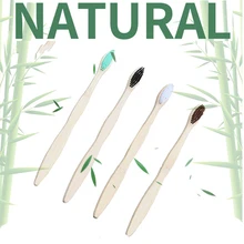 Sustainable Bamboo Travel Toothbrush Eco Friendly Bristle Toothbrush Natural Biodegradable Bamboo Toothbrushes