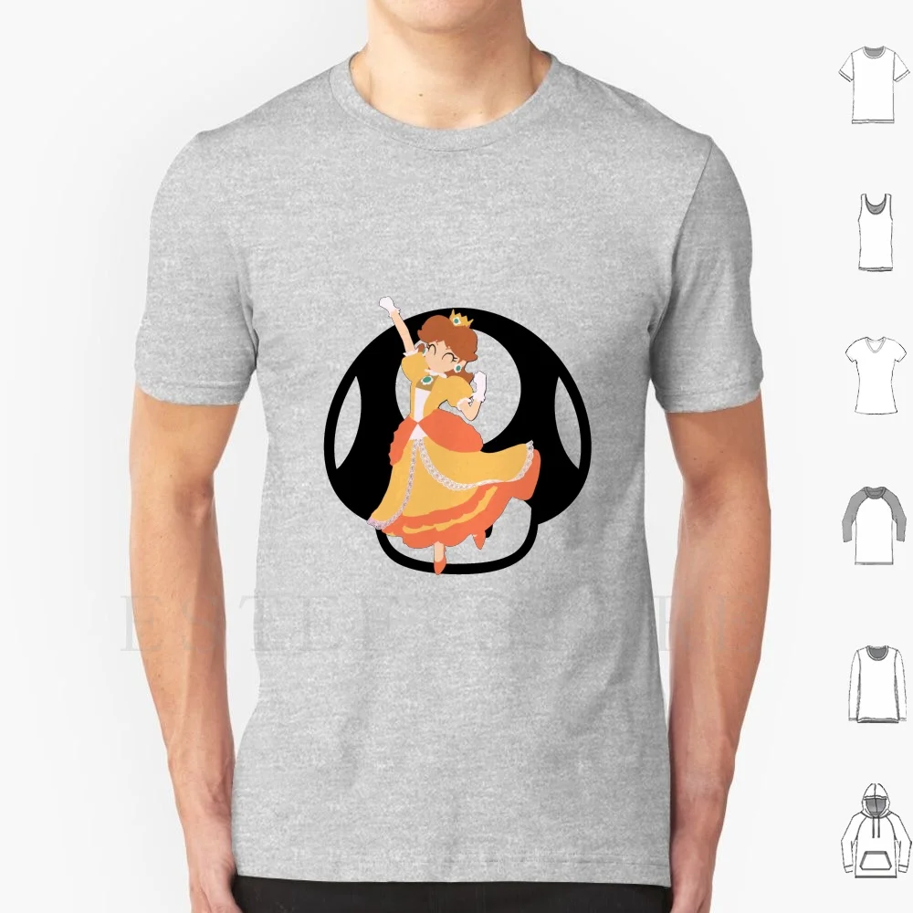 Super Smash Bros Ultimate Daisy T Shirt Cotton Men Diy Print Daisy Super Smash Bros