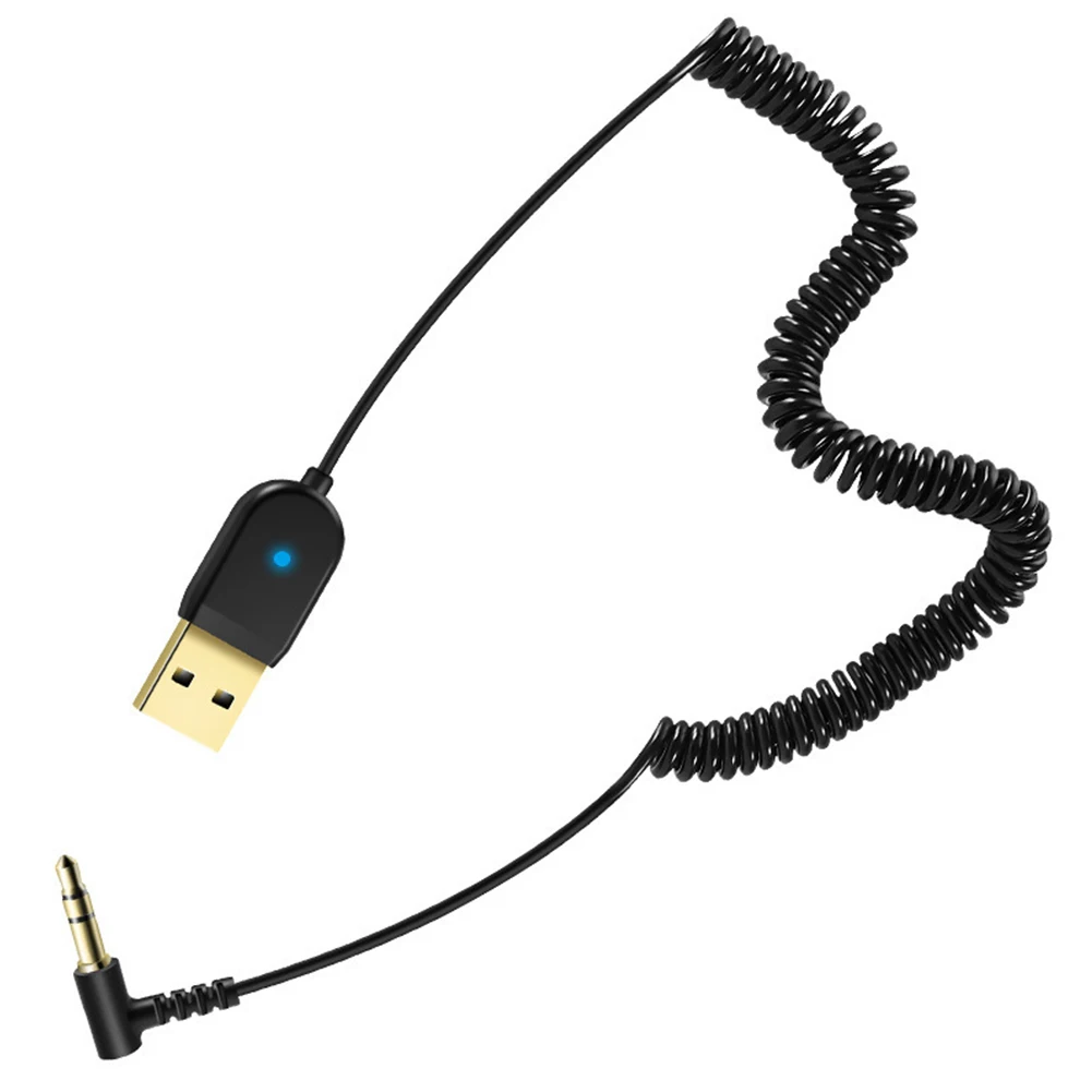 Практичный беспроводной USB адаптер для громкой связи автомобильные аксессуары Bluetooth аудио приемник Многофункциональный 3,5 мм разъем Aux динамик