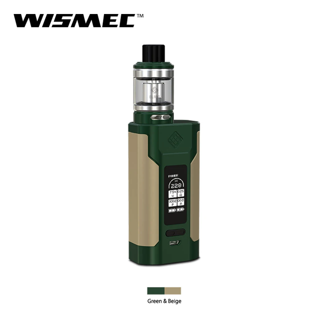 Распродажа! Оригинальный Wismec извилистые Хищник 228(P228) Полный комплект с атомайзер