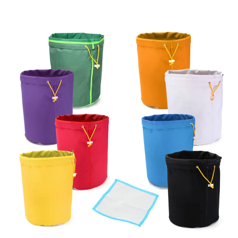 1pcs 5-Gallon Herbal Ice Bubble Hash Bag Essence Extractor Kit Filtration Bags/Set with Free Pressing Screen