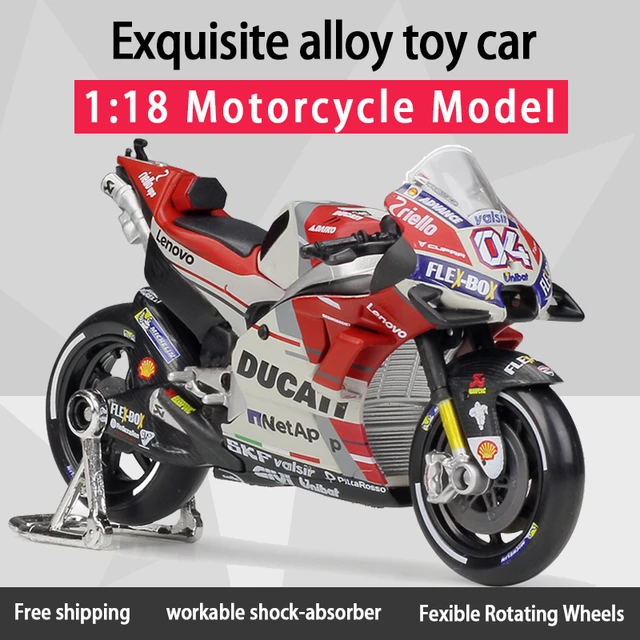 Maisto 1:18 2021 moto gp ducati lenovo equipe #63 corrida liga motocicleta  modelo coleção presente brinquedo para adultos crianças - AliExpress