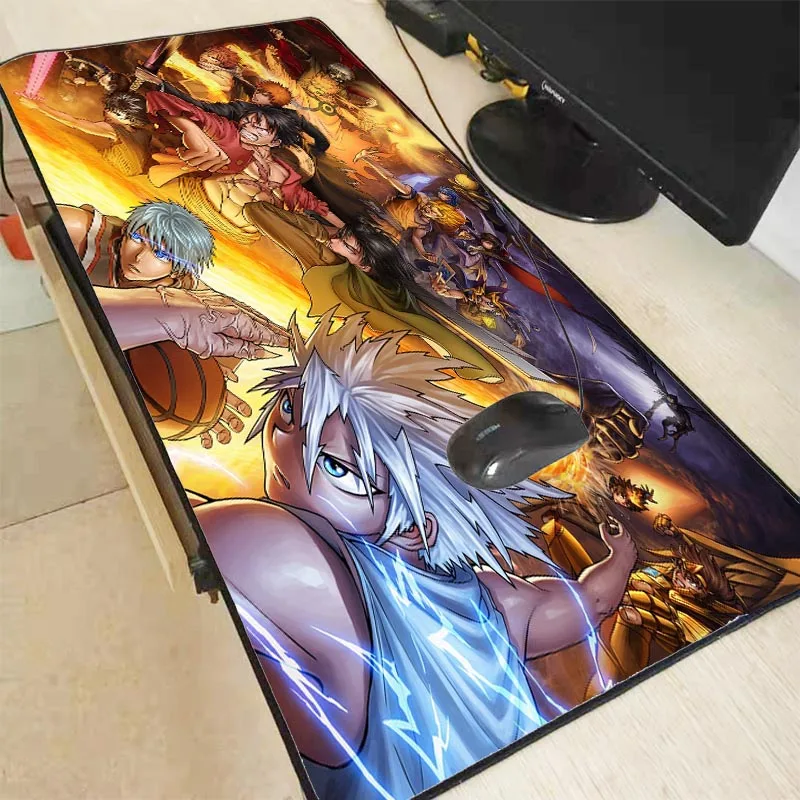 

XGZ 900x400x3mm Lock Edge Pad To Mouse Big Notbook Computer Mousepad One Piece Anime Gaming Mouse Pads Gamer Keyboard Mouse Mat