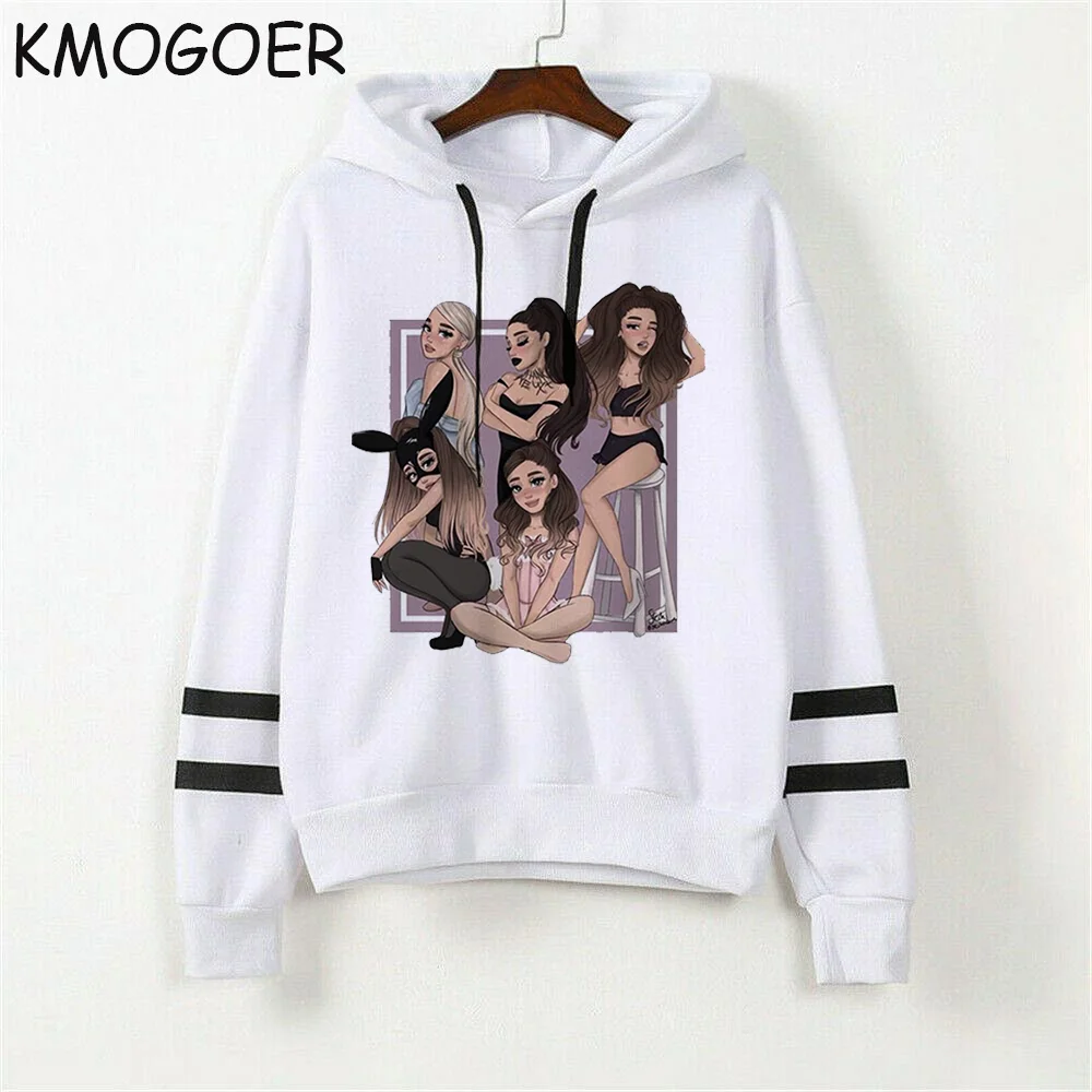 Ariana Grande Thank You Next Harajuku графическая Женская толстовка 90s Ullzang 7 колец забавная Толстовка Don't Call Me Толстовка Ангел женский - Цвет: GM12398