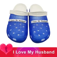 Мужская обувь с надписью «I LOVE MY Man»; мягкие повседневные домашние тапочки из ЭВА; массажные тапочки для дома; Buty Meskie Pantoffels Klapki Hausschuhe