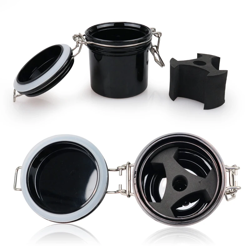 

Eyelash Glue Storage Tank Container Adhesive Stand Activated Carbon Sealed Storage Jar For Eyelashes Extension Makeup Tool