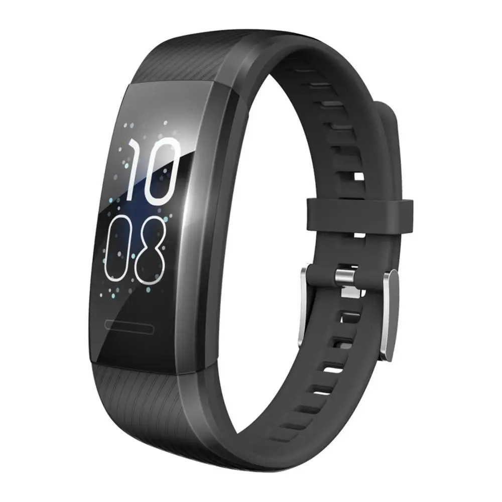 Фитнес-трекер 1,3 дюймов умный Браслет S805 цветной экран браслет часы для Xiaomi mi Band 3 4 mi band4 Honor глобальная версия - Color: Black