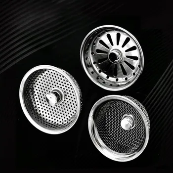 

1pcs Kitchen Stainless Steel Sink Stopper With Drain Hole Household Simple Sink Stopper Sink Accessories For Bathroom
