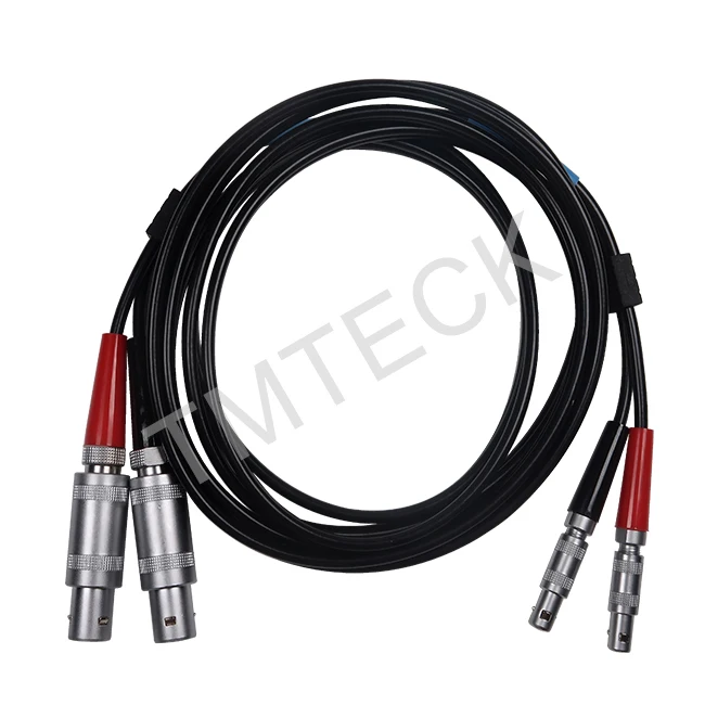 equlity Krautkramer SEKL2 ultrasonic Dual cable LEMO 00 TO LEMO 1 FOR NDT FLAW DETECTOR afbeelding