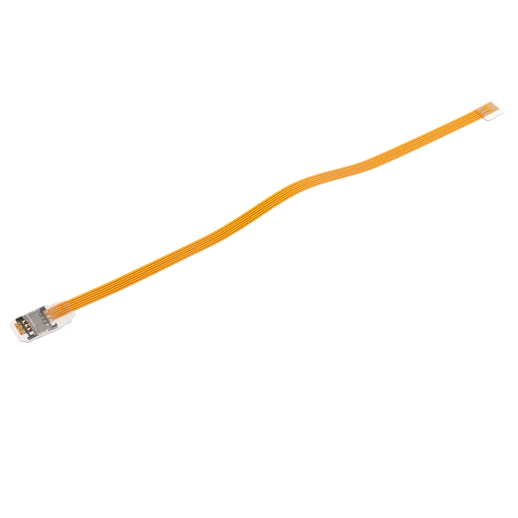 

4C220Y Micro SIM Card Adapter Extension Cable No Data Loss Switching Golden