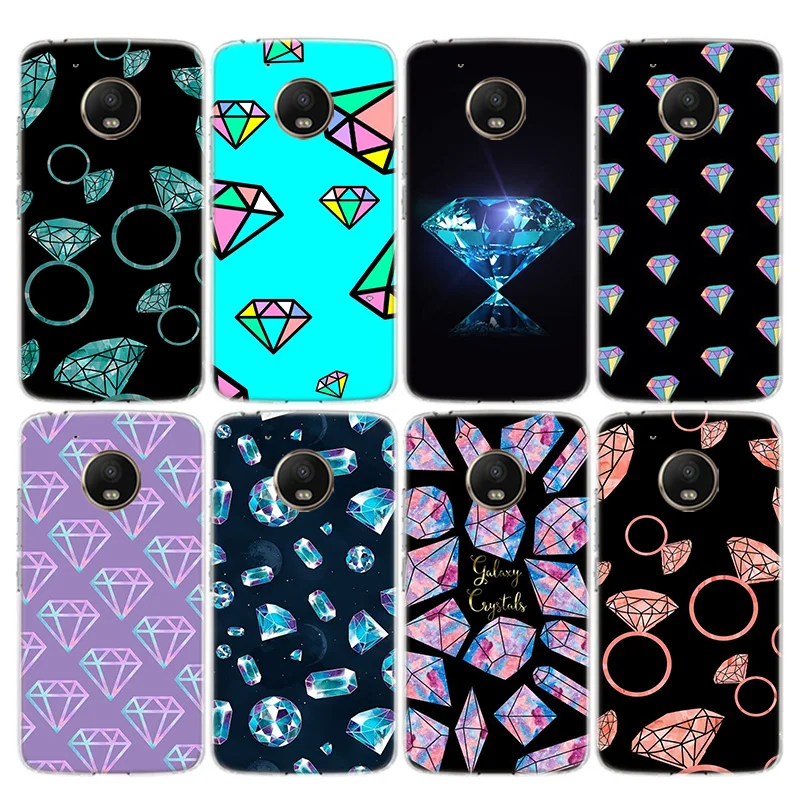 Diamond ring Just Print Phone Case For Motorola Moto G9 G8 G7 G6 G5S E6 E5 Plus Power Play + EU One Action Macro Vision Cover | Мобильные
