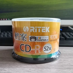 Hitek – CD R disques vierges inscriptibles, 700 mo, 80MIN, 52x50, livraison gratuite 