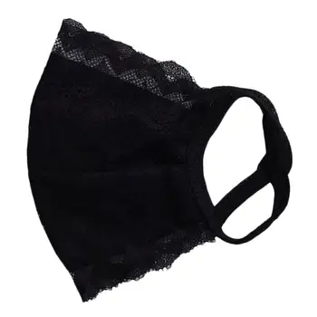 

Elegant Mouth Masks Lace Dual-Layer Breathable Sunscreen Anti-Dust Mask Face Cover Mask Clothing Accessories For Outdoor