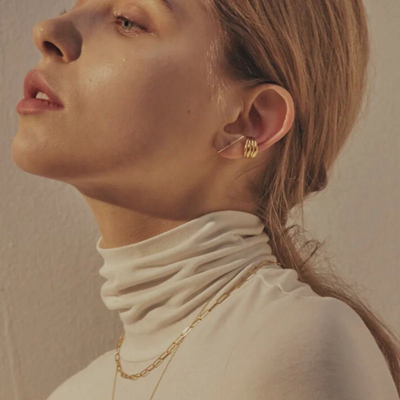 

2019 NEW 100% 925 Sterling Silver Stud Earrings for women Cartilage Helix Piercing Earring Wedding Christmas Party gifts