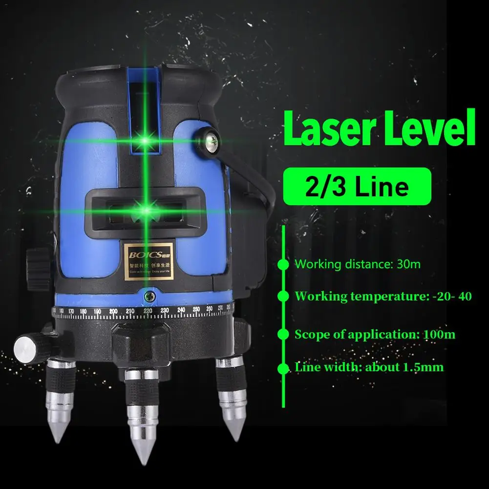3D 360 Вращающийся лазерный уровень, измерительный прибор, ультра-яркий зеленый светильник, инструмент для измерения уровня, инфракрасный луч, проектор, тестер, инструменты