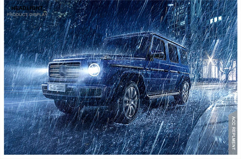 Для G350/G500/G55/G63 головные лампы Автомобильный Стайлинг для g-класса W463 головной светильник s 2007- весь светодиодный головной светильник светодиодный объектив проектор светодиодный DRL