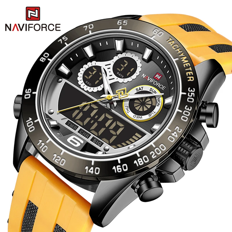 2021 Топ люксовый бренд NAVIFORCE мужские часы модные спортивные ботинки для отдыха