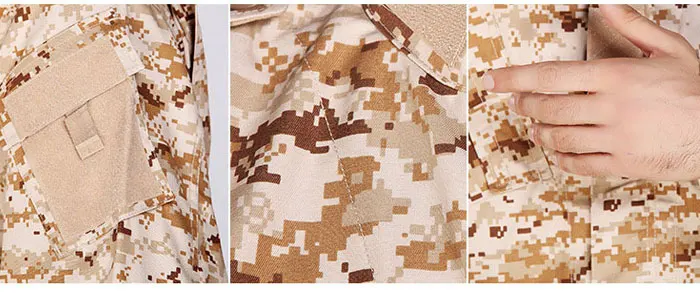 17Color Men Army Tactical Military Uniform Camouflage Combat Shirt Clothes Special Forces ACU Militar Uniforms for Man Coat Set