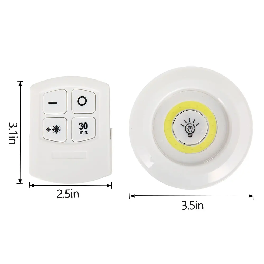 4 шт. светодиодный светильник для шкафа беспроводной пульт дистанционного управления затемняемый Светодиодный светильник для шкафа сенсорный светильник для ванной комнаты кухонный светильник Ночной светильник