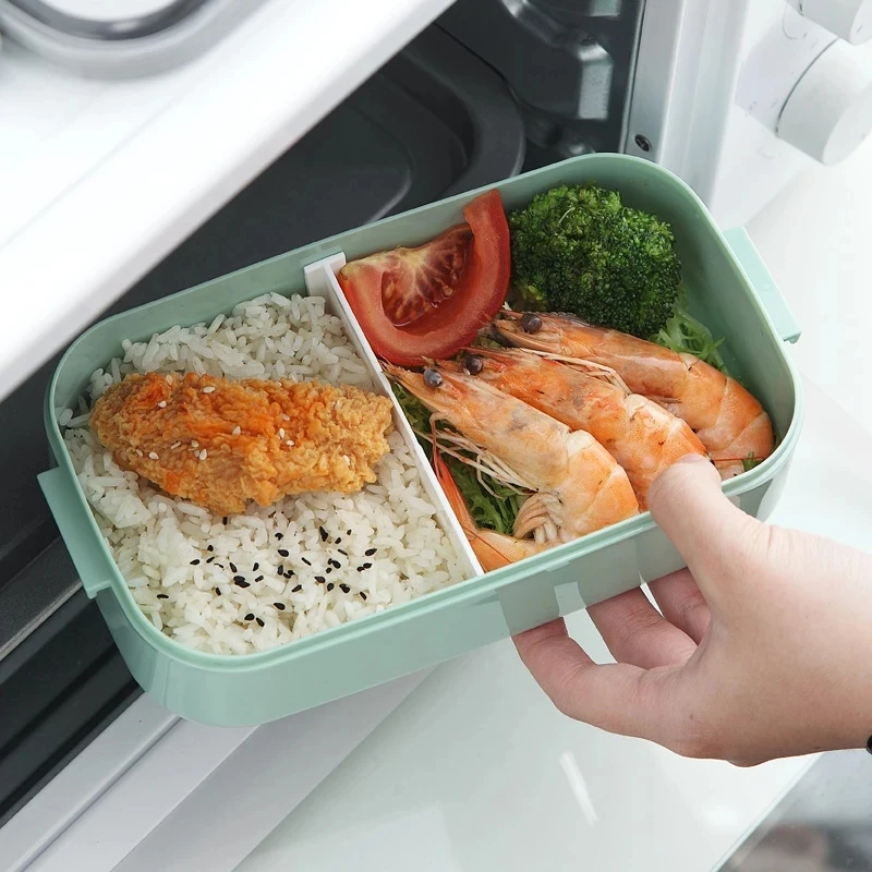 Fiambrera de acero inoxidable para niños: lonchera Bento a prueba de fugas,  sin BPA, caja Bento de acero inoxidable 304 con contenedores para la