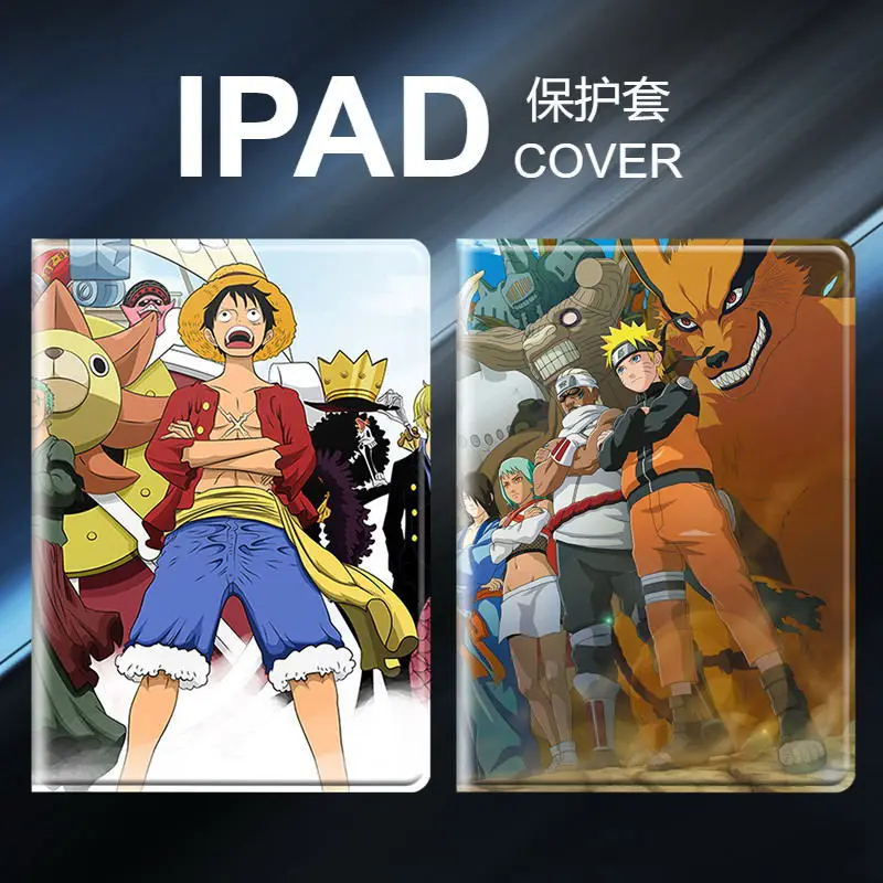 Для ipad 2 3 4 2017 2018 воздуха 1 iPad Mini 5 IPad Pro 9 7 10 11 мультфильм Одна деталь героя аниме