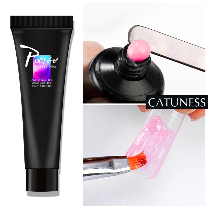 

Finger Extension Nail gel polish Transparent Poly Gel Set Nude Decorative Nail Polish Quick Hard Polygel Gel For Manicure art