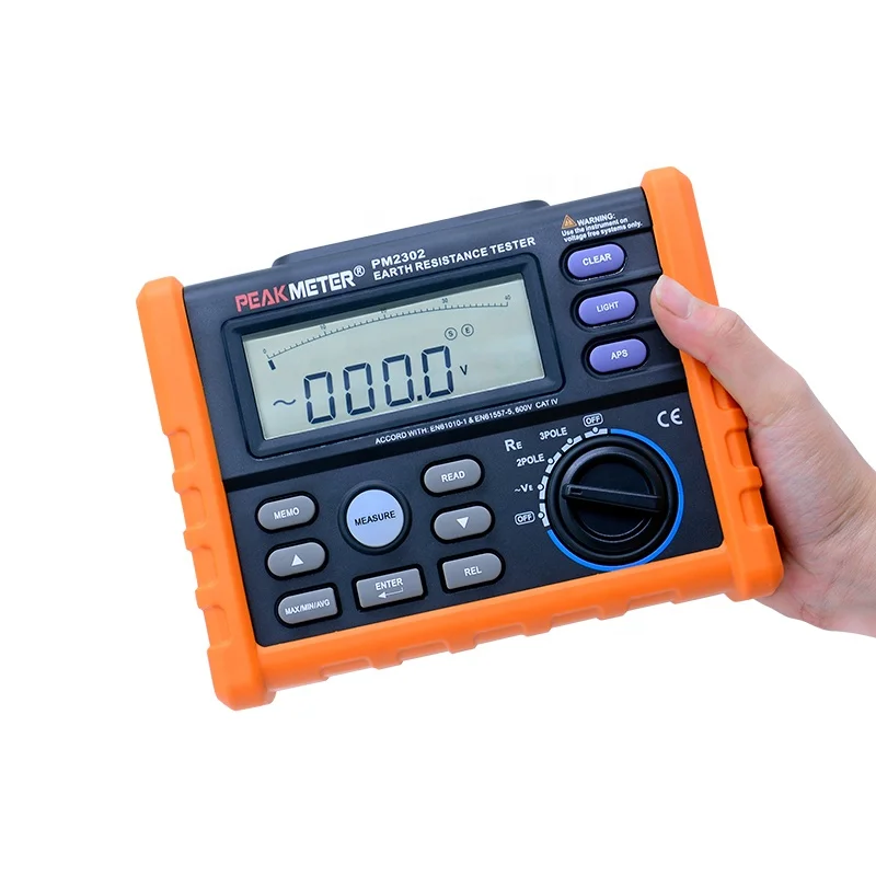 

With Analogue Display Digital Earth Resistance Tester Meter MS2302