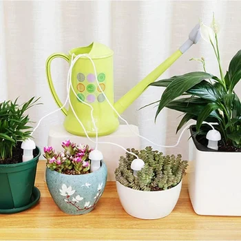 

New Plant Waterer Self Watering Spikes Plant Watering Devices With Slow Release Control Switch Automatic Vacation Drip SMD66