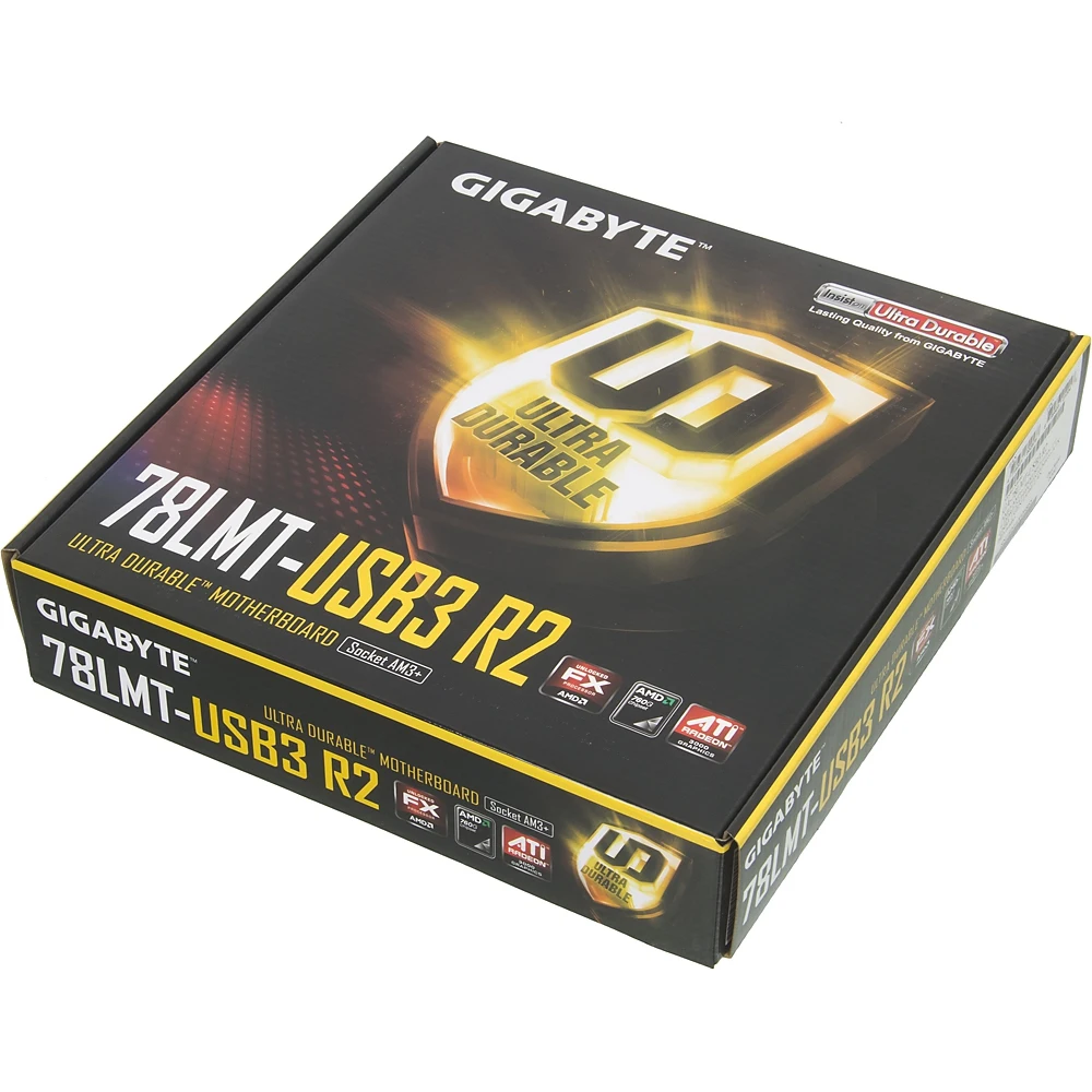 Материнская плата Gigabyte GA-78LMT-USB3 R2 Soc-AM3+ AMD 760G 4xDDR3 mATX AC`97 8ch(7.1) GbLAN RAID