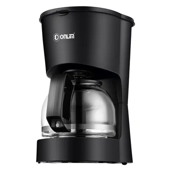

Fully Automatic American Drip Coffee Maker Automatic Insulation Household Mini Teapot Coffee Machine with Filter DL-KF200 220V