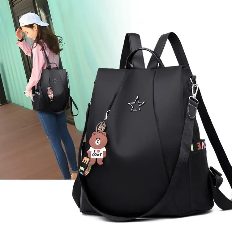 Стиль подвеска для ордена Медведь звезда Противоугонная Ткань Оксфорд нейлоновый водонепроницаемый рюкзак поперечная граница для 0866