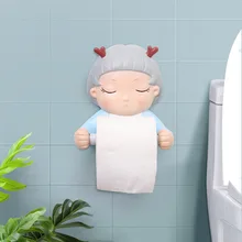 Креативный милый мультфильм мечта девушка форма Ванная комната гигиенический лоток Бесплатный удар бумажные полотенца в рулоне бумажная трубка домашняя декоративная стойка