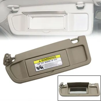 

Vehemo 1 Pc Left Driving Side Car Sun Visor Anti-UV Sun Visor Block New Car SunShade Sunscreen with Mirror