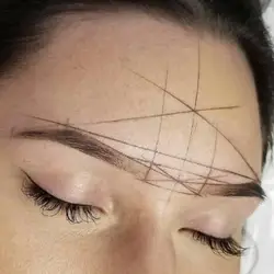 10M Eyebrow Mark Line For Beginners Microblading Mapping Disposable Thread String Eyebrow Marker Pre-Inked P9F5