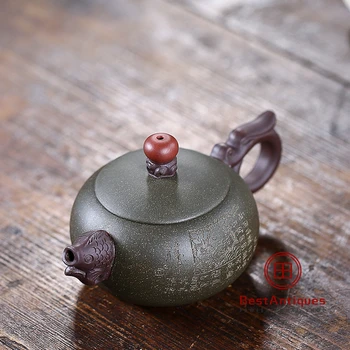 

Yixing Zisha Teapot Purple Clay Teapots Handmade Yuyue Longmen 150cc