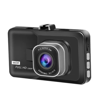 

Hd 1080P 170 Degree Super Wide-Angle Car Camera 3.2 Inch Tft Screen G Sensor, Wide Dynamic, Loop Recording Sports Double Recordi