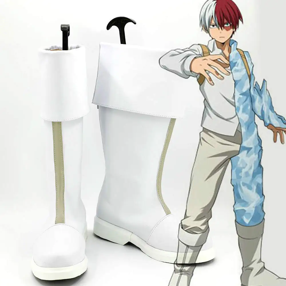Shoto Todoroki Boku No Hero Academy Izuku Midoriya/Обувь для костюмированной вечеринки; ботинки для косплея «Мой герой»; Bakugou; обувь Shoto Todoroki - Цвет: Shoto Todoroki