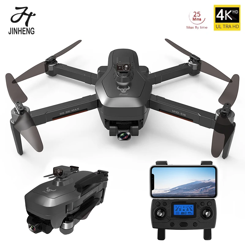 JINHENG GPS бесщеточный складной Квадрокоптер с камерой HD 5G Wi-Fi |