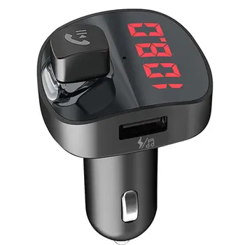 

Dual Usb Car Handsfree Fm Transmitter Portable Fm Adapter With Wireless Receiver Bbl08 Handsfree Voltage Detection