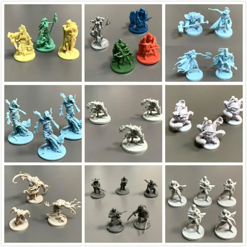 

New D & D Dungeons and Dragon Board Games Miniatures Model Underground City Series Cthulhu Wars Game Figures Toys Collection