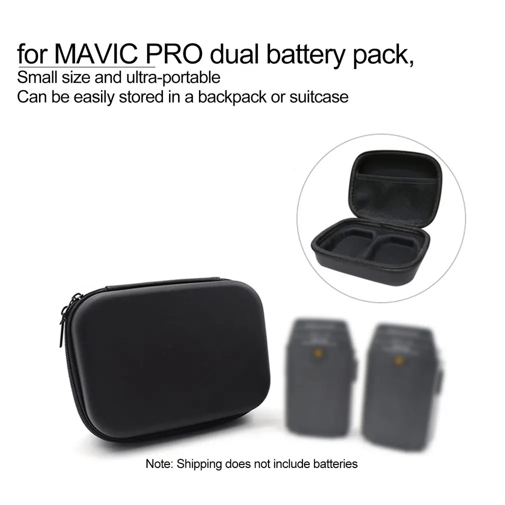 Для DJI MAVIC PRO Двойной аккумулятор сумка для хранения коробка чехол для переноски Двойной аккумулятор мини Дрон Квадрокоптер аксессуары