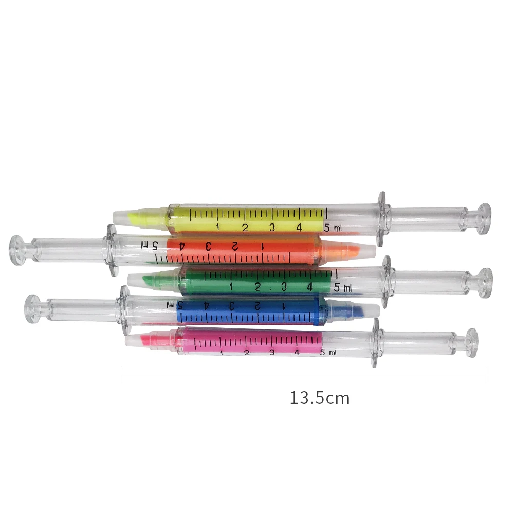 10 шт. милый и творческий шприц в форме маркер фломастер. Наружного дефибриллятора
