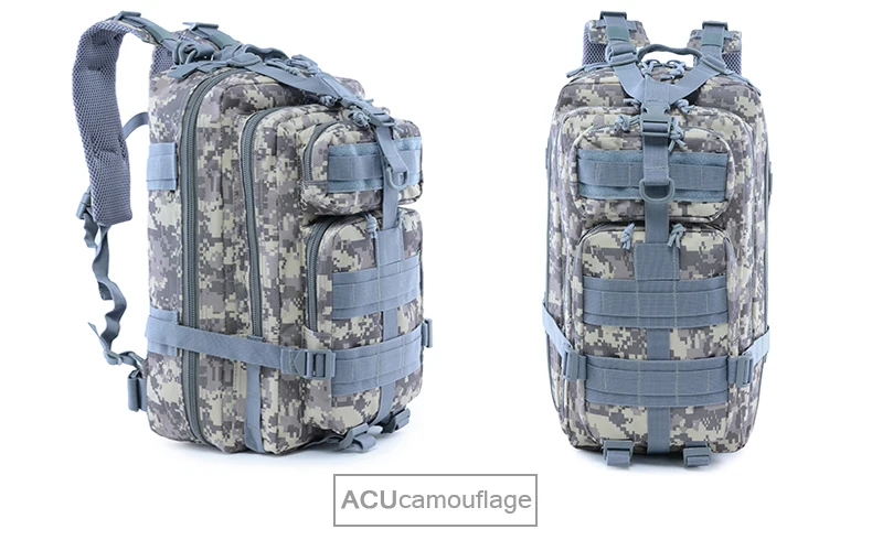 Мужской водонепроницаемый тактический камуфляж sprots рюкзак для путешествий на открытом воздухе военный альпинистский Туризм альпинистские сумки Umitvaz - Цвет: 3