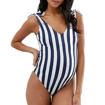 

Summer Maternity Swimsuit One Pieces Sexy Hot Clothes for Pregnant Women Black Ruching Belly Plus Size Pregnancy Swimwear M~3XL