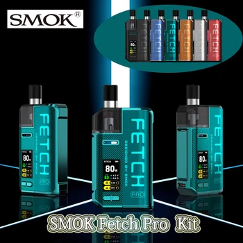 

SMOK Fetch Pro Pod Kit 80W with 4.3ML Pod 4ML RGC Cartridge RPM Mesh RGC Conical Mesh Coil 80W Fetch Pro Vape kit 18650 battery