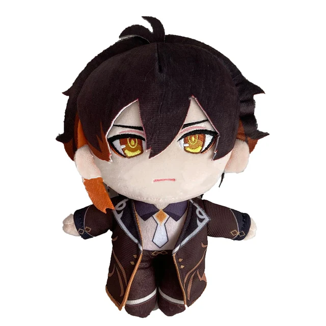 Game Genshin Impact Arataki itto Hu Tao XIAO Zhongli Morax Kamisato Ayato Tartaglia Klee Barbatos Plush Doll Pillows Kids Gift 3