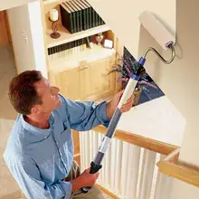 Роликовая щетка латексная кисть для краски печатная щетка для овец Выдвижная декоративная машина для нанесения покрытия валиком Волшебная щетка настенный инструмент