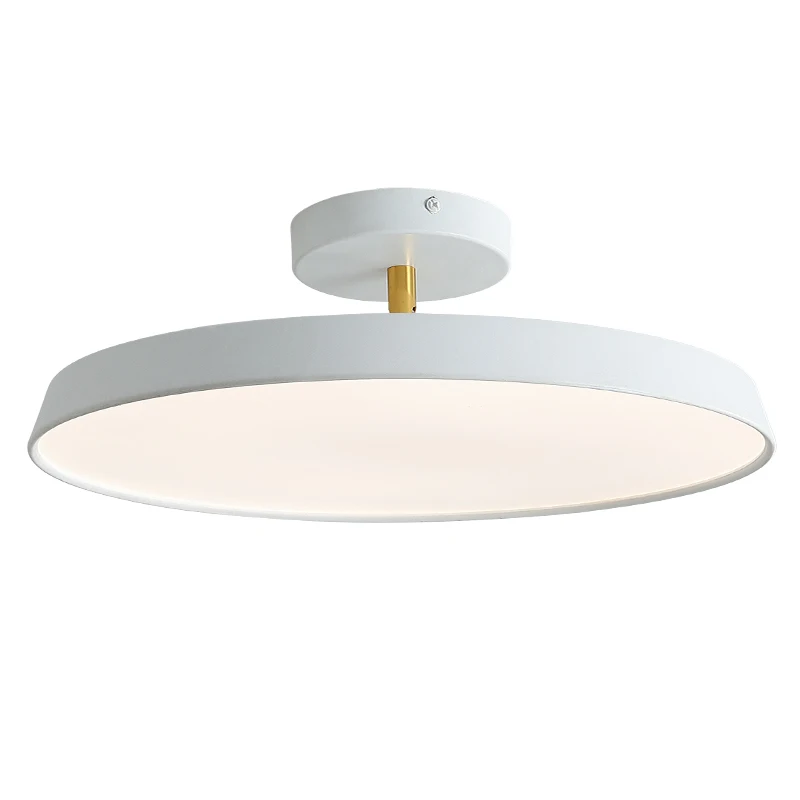 

Nordic Macaron Influencer Ceiling Lamp For Living room bedroom room Decor Remote Control Aluminum Ultra-thin Ceiling light